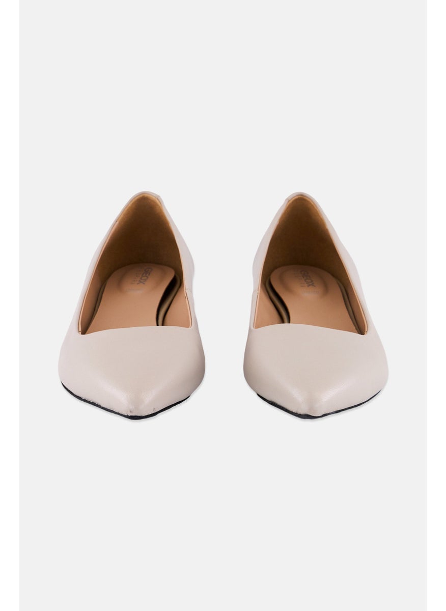 Women Slip On Pumps, Beige