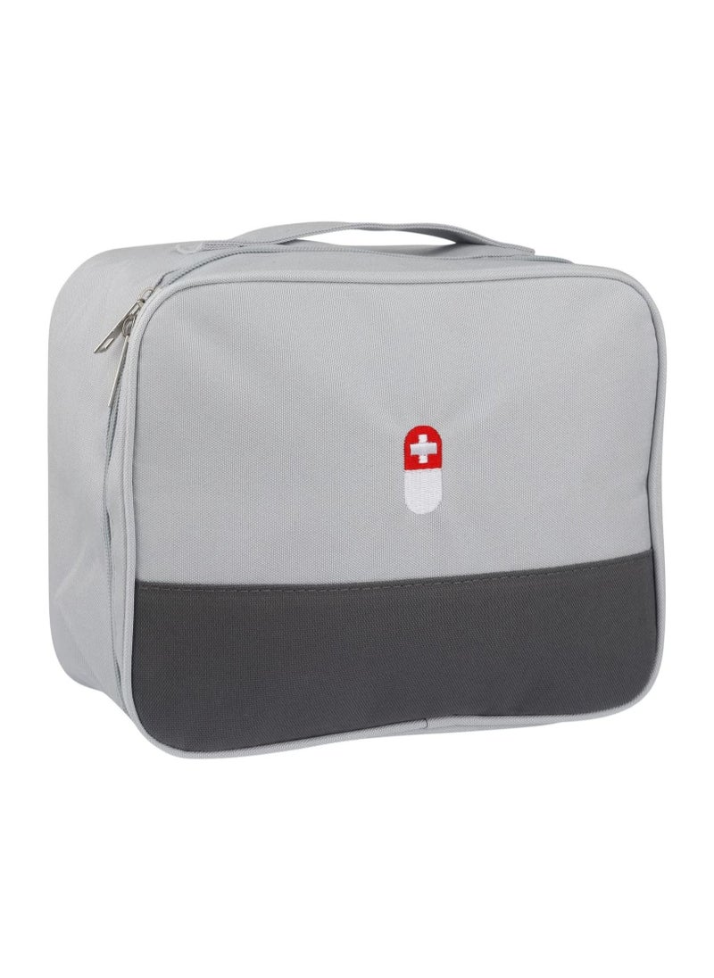 Empty First Aid Bags Travel Medical Supplies Cosmetic Organizer Insulated Medicine Bag Convenient Safety Kit Suit for Family Outdoors Hiking Camping Car Office Workplace
