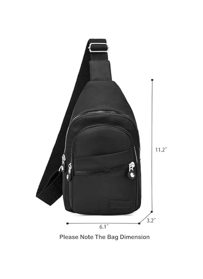 Small Sling Backpack Crossbody Sling Bag, Chest Bag Daypack Fanny Pack Cross Body Bag for Outdoors Hiking Traveling