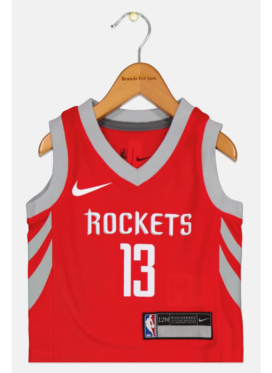 Nike x NBA Toddlers Boy Graphic Print Jersey, Red