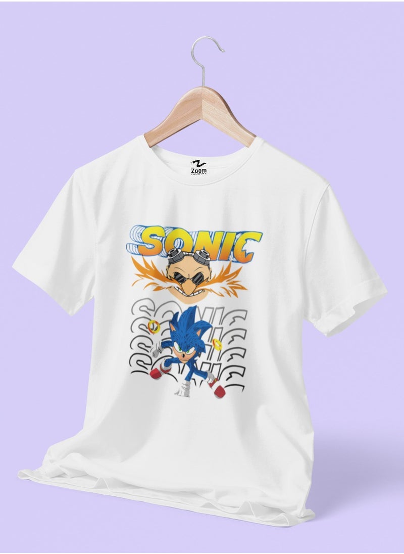 SONIC ENERGY GRAPHIC DESIGN T-SHIRT