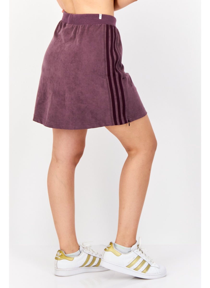 Women Sportswear Fit Brand Logo Training Skirts, Maroon