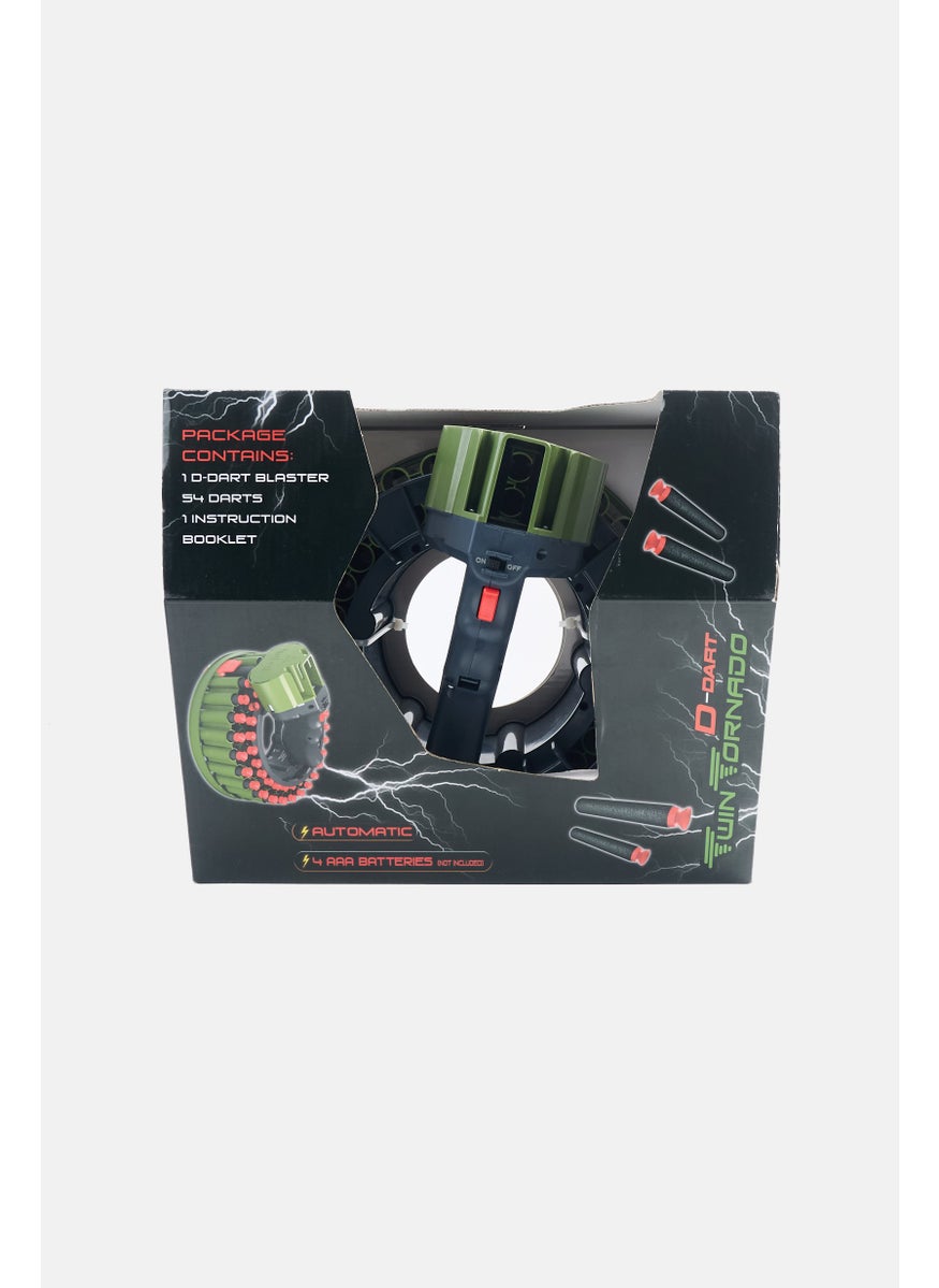 D-DART Twin-Tornado Blaster Gun With 54 Darts