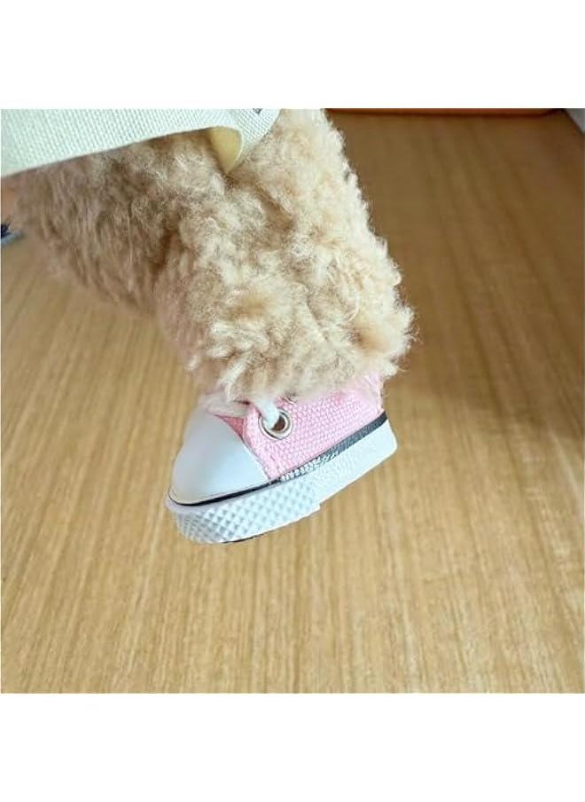 Labubu Clothes, labubu Outfit, Labubu Keychain Accessories, Cute Kawaii Fashion Shoes for 15cm & 17cm Labubu, Hats Clothes Replacement for Labubu Pink (No Doll)