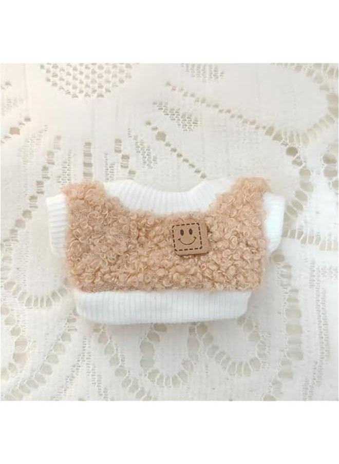 Labubu Clothes, Labubu Doll Accessories, Labubu Outfit Set 5 Pieces Suitable for 15cm 17cm Doll, Clothes for Labubu Keychain, Labubu Outfit Replacement(No Doll)