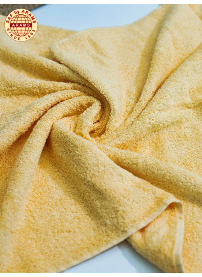 Border Elegance 6-Piece Bath Towel Pack - Dyed Fancy Design, 70 X 140  CM, 550 Gsm