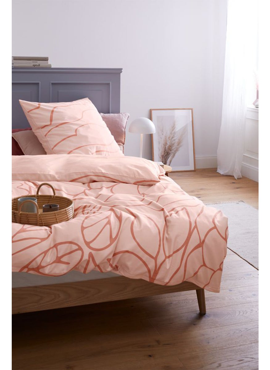 Printed Duvet Set 200 x 200 cm, Pink