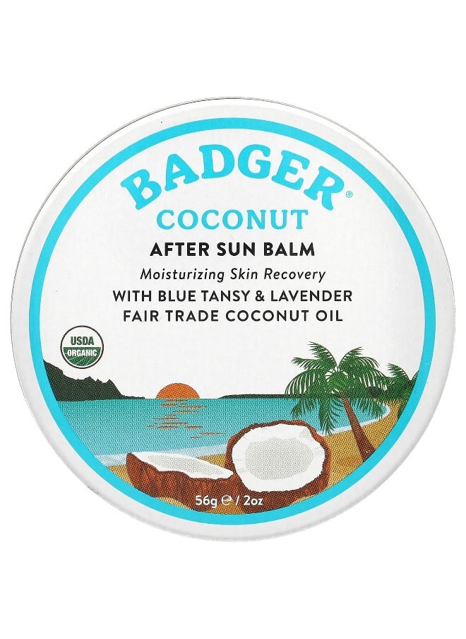 Badger, Coconut After Sun Balm, 2 oz (56 g)