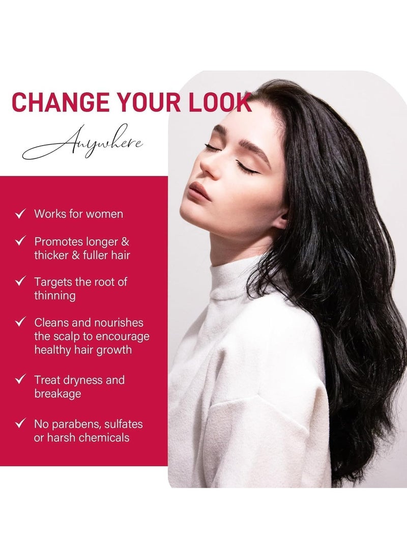 Minoxidil Foam for Women Hair Growth: 5% Minoxidil as Women's Hair Loss Treatments and Hair Thickening Products, 2 Pack