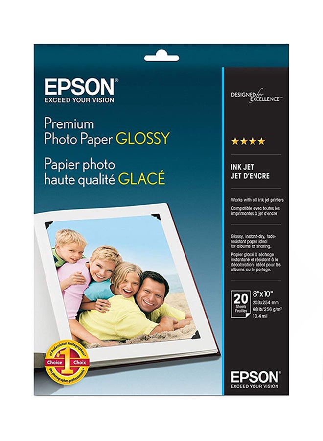 20 Sheet Premium Photo Paper