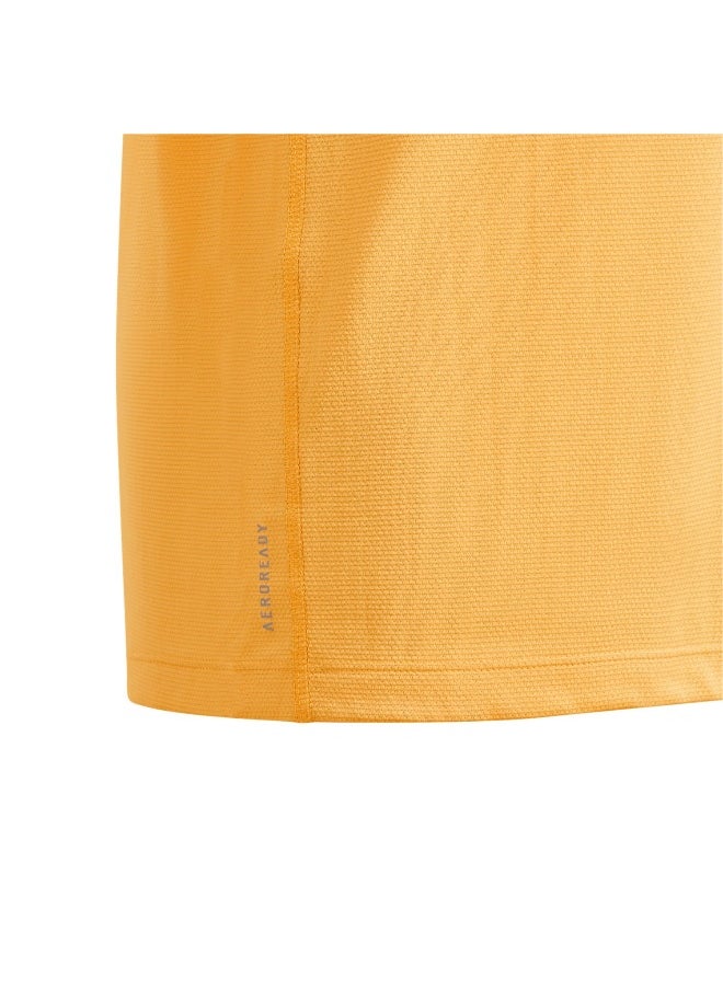 Adidas Wfl Event Ss Tm Orange Running T-Shirts For Men Xs