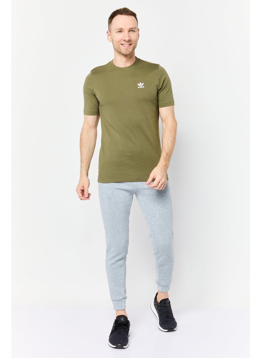 Men Sportswear Fit Short Sleeve Outdoor t-shirt, Dark Green