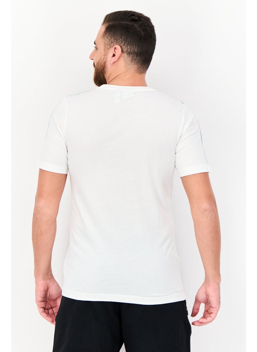 Men Sportswear Fit Short Sleeve Training T-Shirt, White