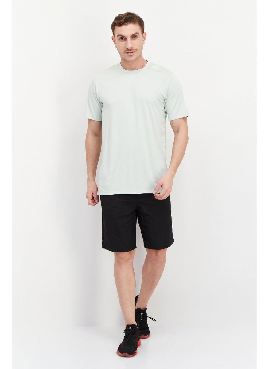 Men Sportswear Fit Short Sleeve Training T-Shirt, Mint Green
