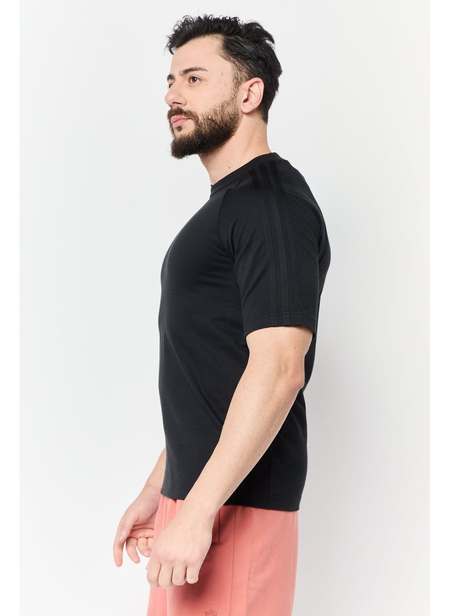 Men Sportswear Fit Short Sleeve Training T-Shirt, Black