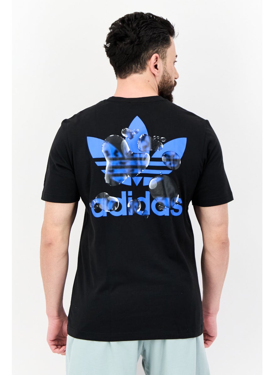 Men Sportswear Fit Short Sleeve Outdoor T-Shirt, Black