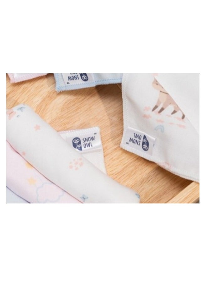 Snow Owl Bamboo Baby Bolster - Lovely Sky Blue