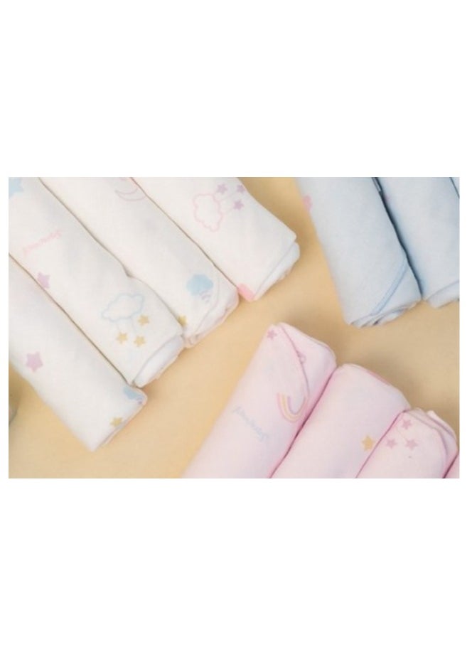 Snow Owl Bamboo Baby Bolster - Lovely Sky Blue