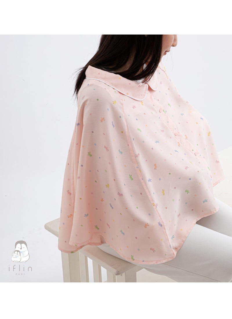 My Trendy Bamboo Nursing Cape - Playful Pink
