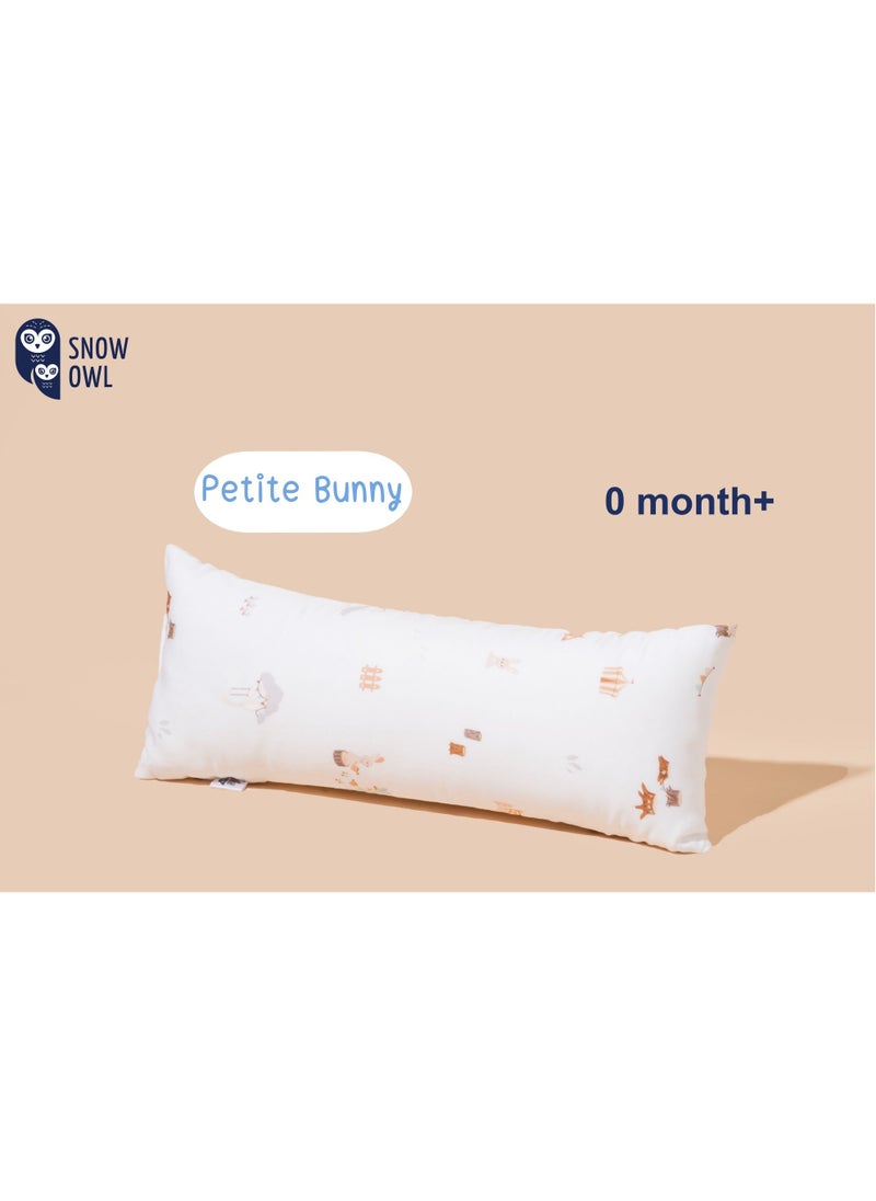 Snow Owl Bamboo Baby Bolster - Petite Bunny
