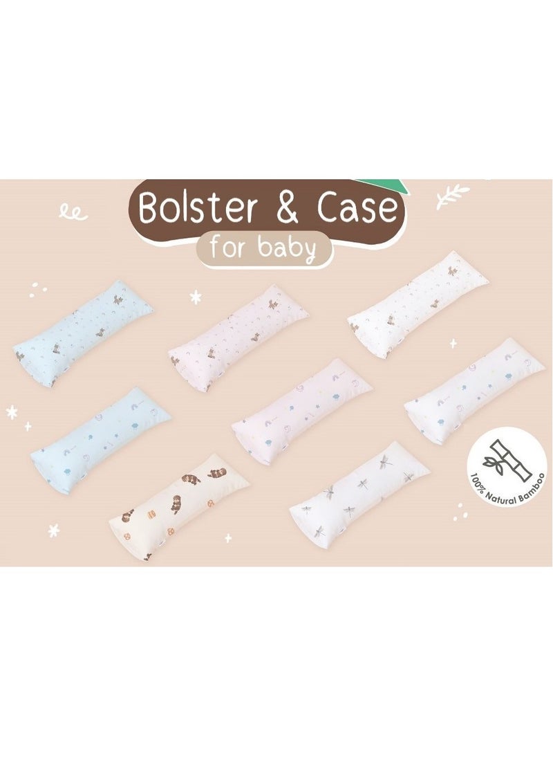 Snow Owl Bamboo Baby Bolster - The Dragon White