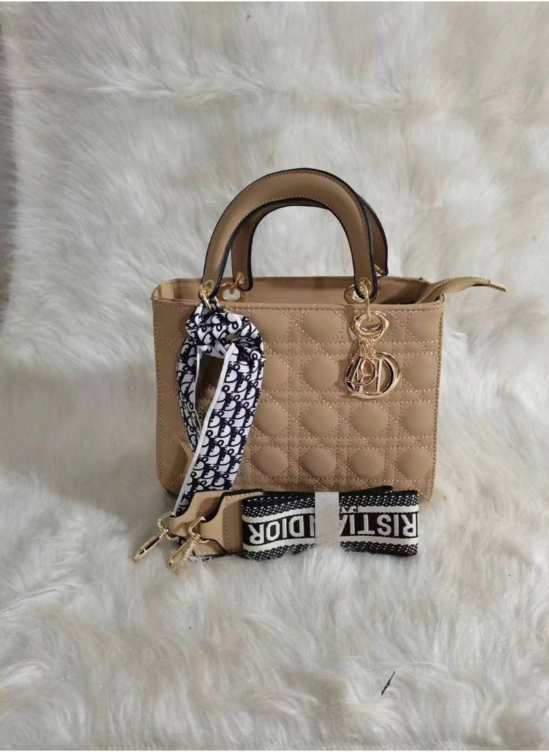 Elegant Compact Bag with Bold Strap