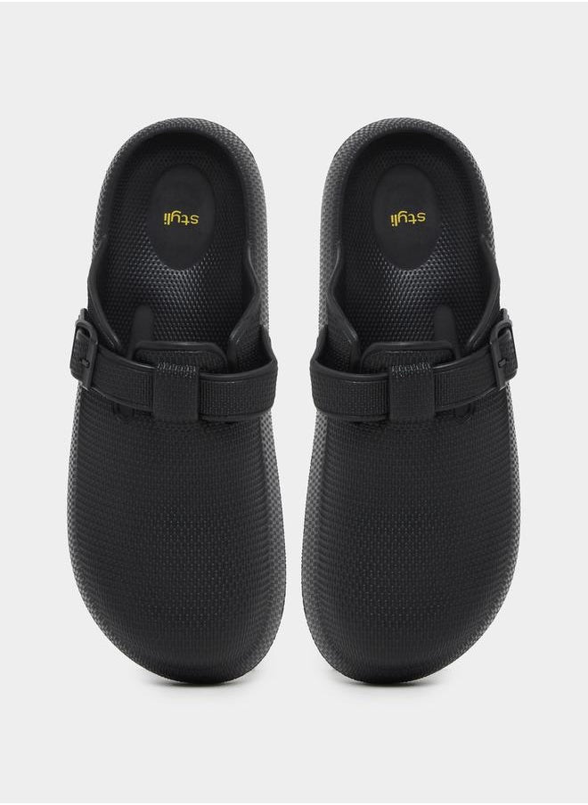 Buckle Slip On Sandals