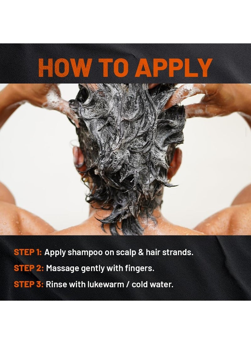 Thick & Full Shampoo - Thinning And Limp Hair - Density And Lushness - Strengthen Root To Tip - Strong Hair - Non-Toxic For Men,
