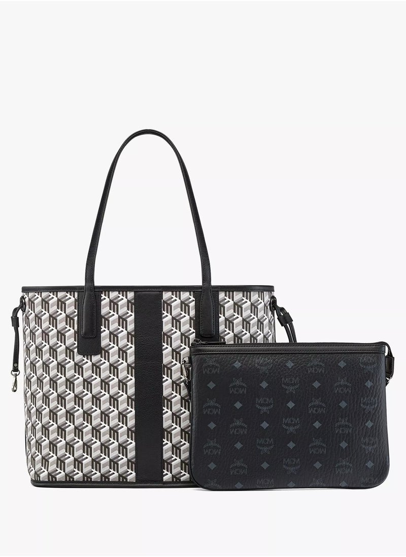 Liz Reversible Shopper in Visetos