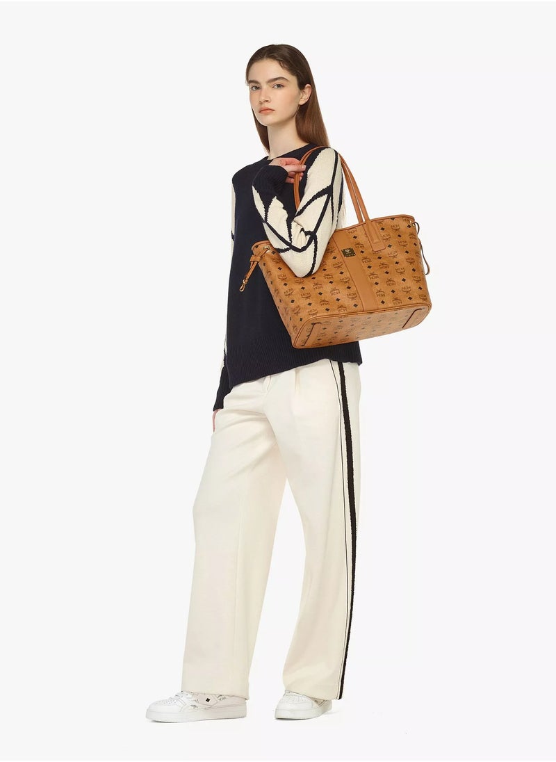 Liz Reversible Shopper in Visetos