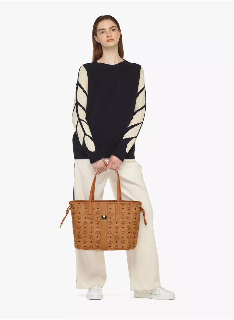 Liz Reversible Shopper in Visetos