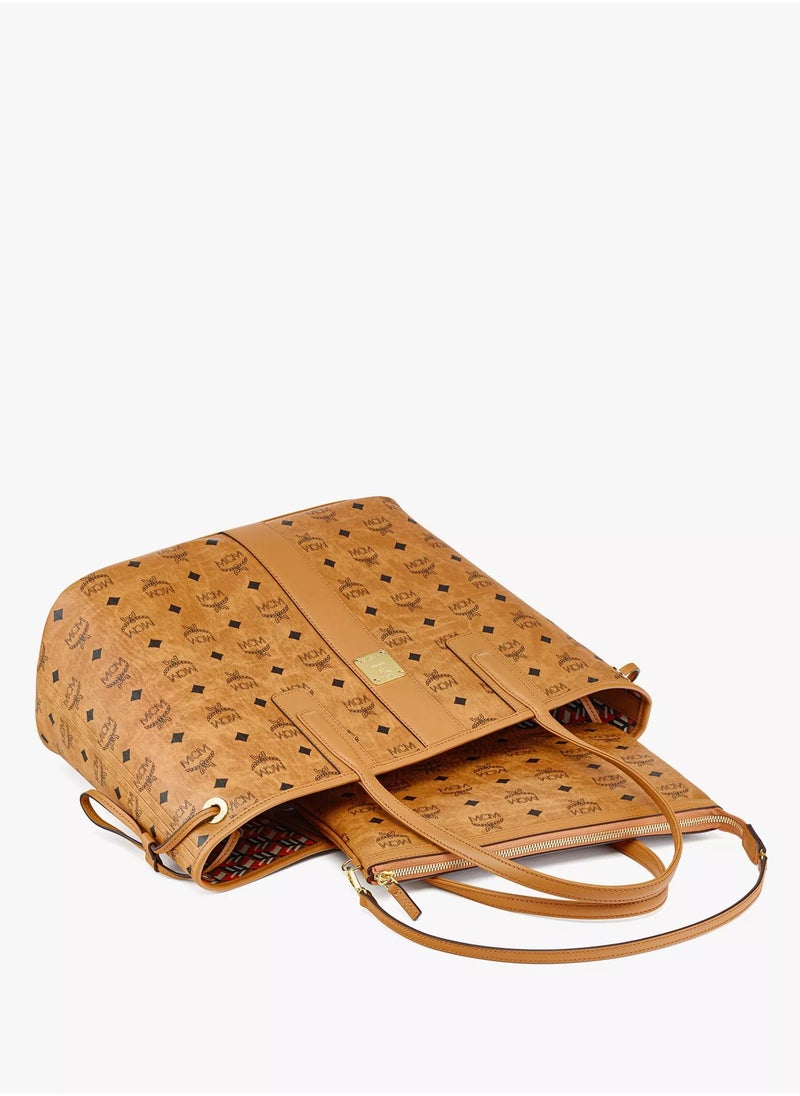 Liz Reversible Shopper in Visetos