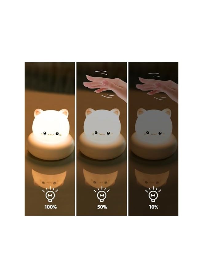 Rechargeable Cat Night Light Decoration Bedroom Child Girl Newborn Gift