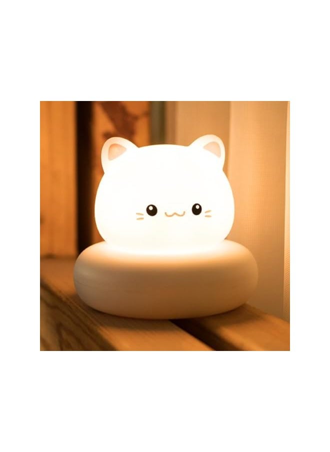 Rechargeable Cat Night Light Decoration Bedroom Child Girl Newborn Gift