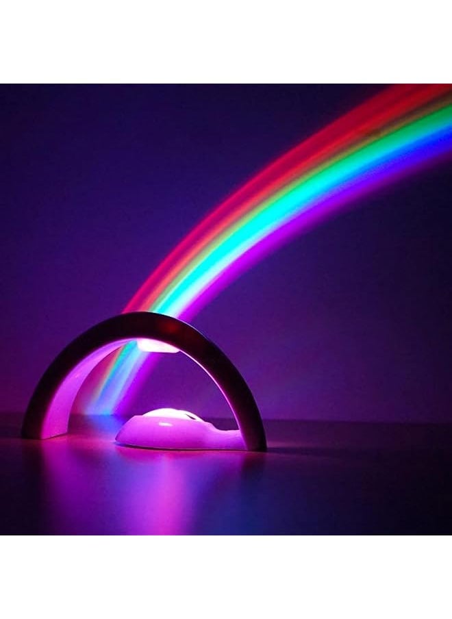 Rainbow Led Lights - USB Power Supply Rainbow Projector Lamp Rainbow Maker, Rainbow Night Light Projector Rainbow Lights for Bedroom and Children Gift