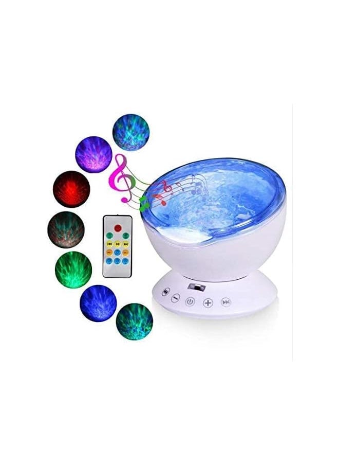 Ocean Wave Starry Sky Aurora LED Night Light Projector Luminaria Novelty Lamp USB Lamp Nightlight Illusion For Baby Children