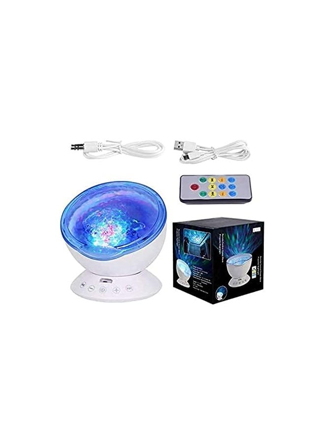 Ocean Wave Starry Sky Aurora LED Night Light Projector Luminaria Novelty Lamp USB Lamp Nightlight Illusion For Baby Children