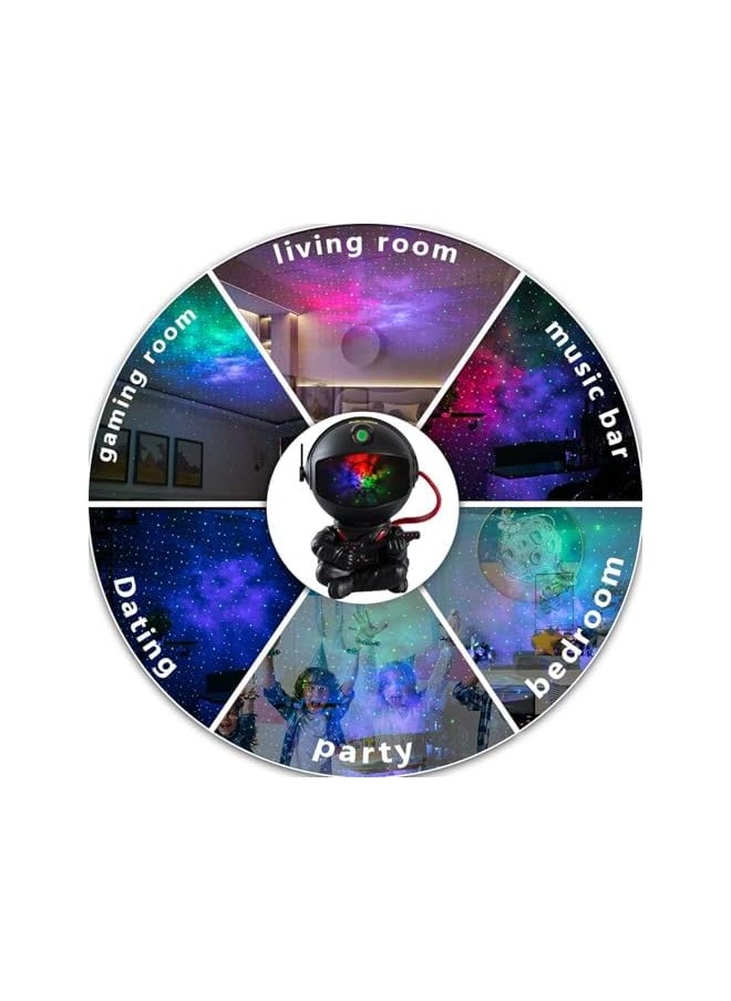 Galaxy Projector, Astronaut Star Projector, Kids Night Light for Bedroom, Adult Playroom,Ceiling, Room Decoration