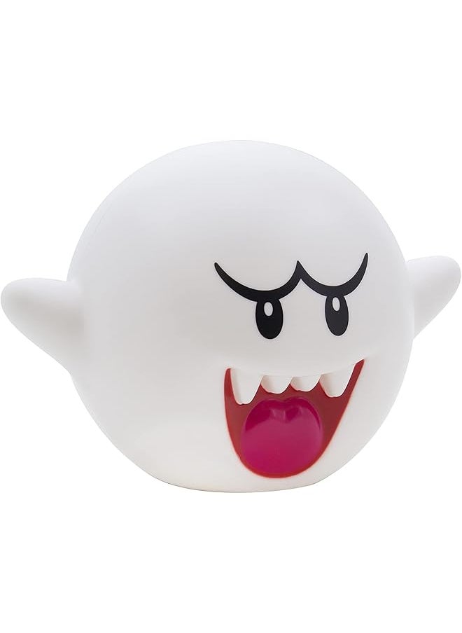 Super Mario Decor Light, Super Mario Gifts and Room Decor, Ghost-Like Light with Mario Sounds, Adult, Gaming Room Decor Night Light with Music, 4.7 inches for Bedroom, Man Cave, Party