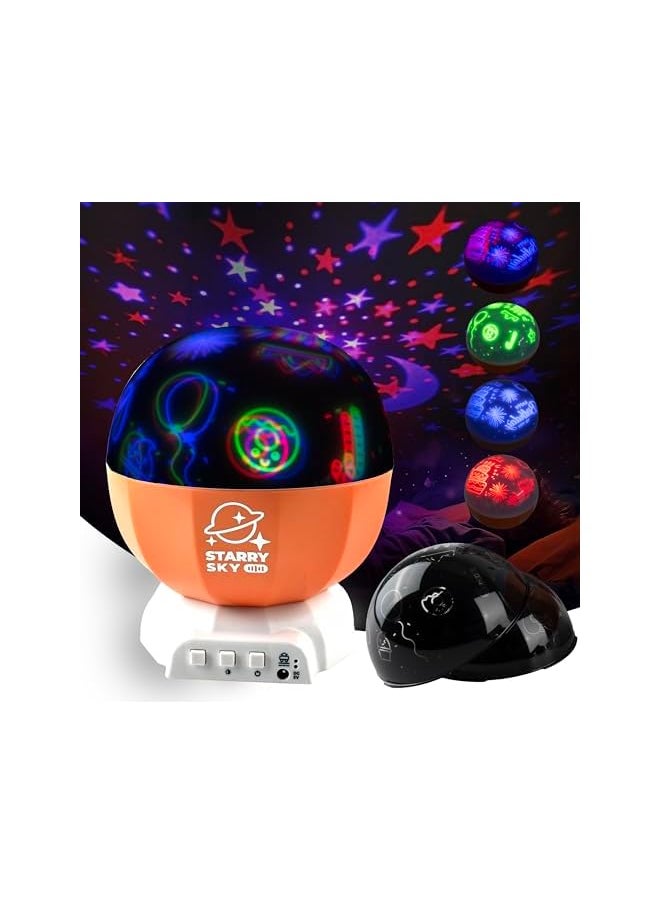 Projector Night Light For Girls And Boys - Starry Sky Night Light | Magic Sleep Projector Toddler | Projector Light For Girls | Projection Night Light Baby | Night Light Projector Boys