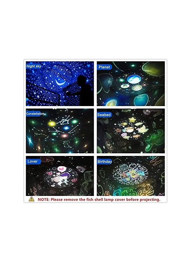 Night Lights for Kids, MultifunctioThe Brosl Star Projector Lamp Night Light for Boys and Girls Birthday Gifts, Best Gift for Baby’s Bedroom, 5 Colorful Films 1