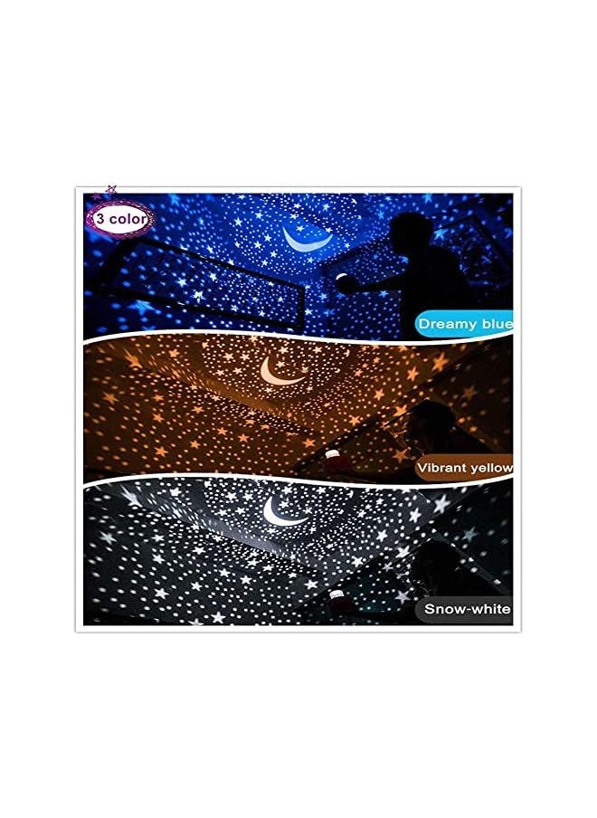 Night Lights for Kids, MultifunctioThe Brosl Star Projector Lamp Night Light for Boys and Girls Birthday Gifts, Best Gift for Baby’s Bedroom, 5 Colorful Films 1