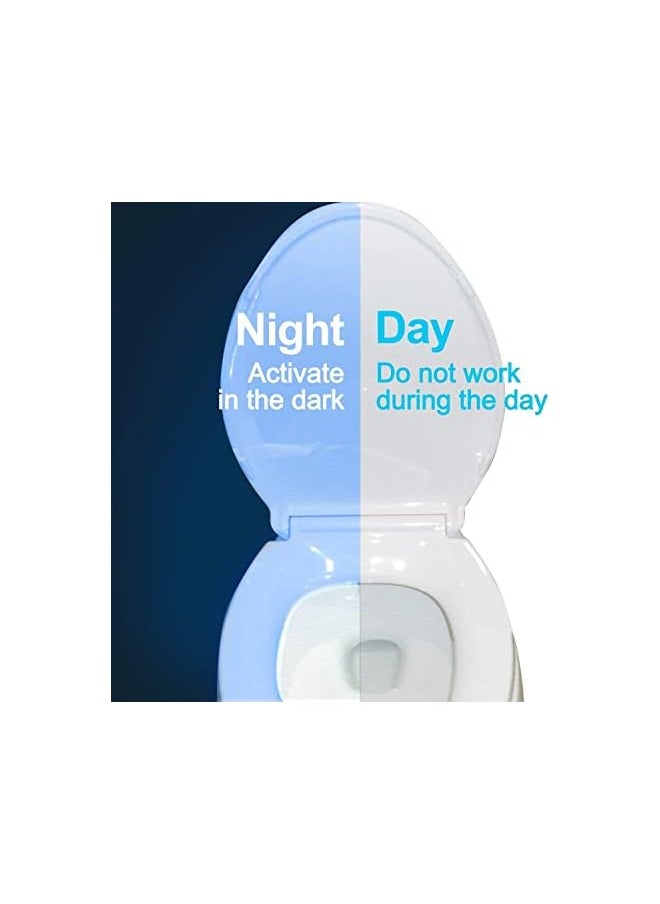 The Original Toilet Night Light Gadget, Fun Bathroom Lighting Add on Toilet Bowl Seat, Motion Sensor Activated LED 9 Color Modes - Weird Novelty Funny Birthday Gag Gifts