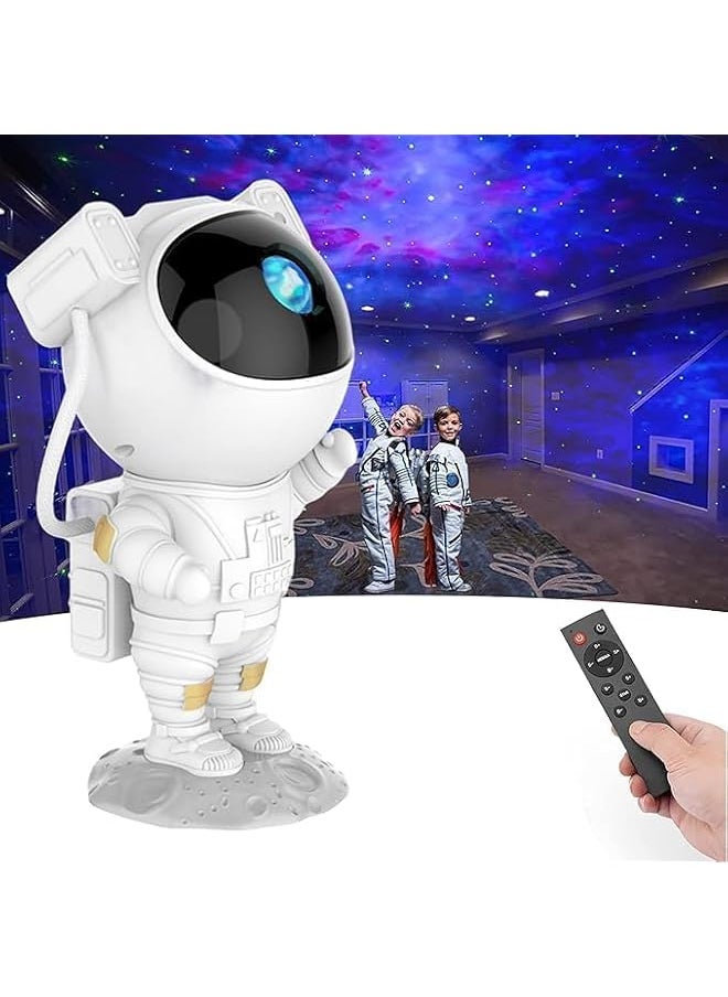 Space lights for bedroom, Galaxy Astronaut Star Projector Nebula & Robot Light Projector, LED Star Ceiling Night Light for Bedroom, galaxy light projector for Children's Room Decor,