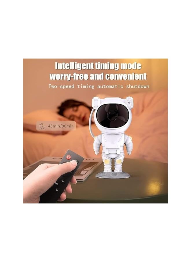Space lights for bedroom, Galaxy Astronaut Star Projector Nebula & Robot Light Projector, LED Star Ceiling Night Light for Bedroom, galaxy light projector for Children's Room Decor,