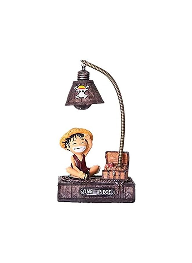 Anime one piece Luffy LED Night Light Table Lamp Figure Toys Home Deocr