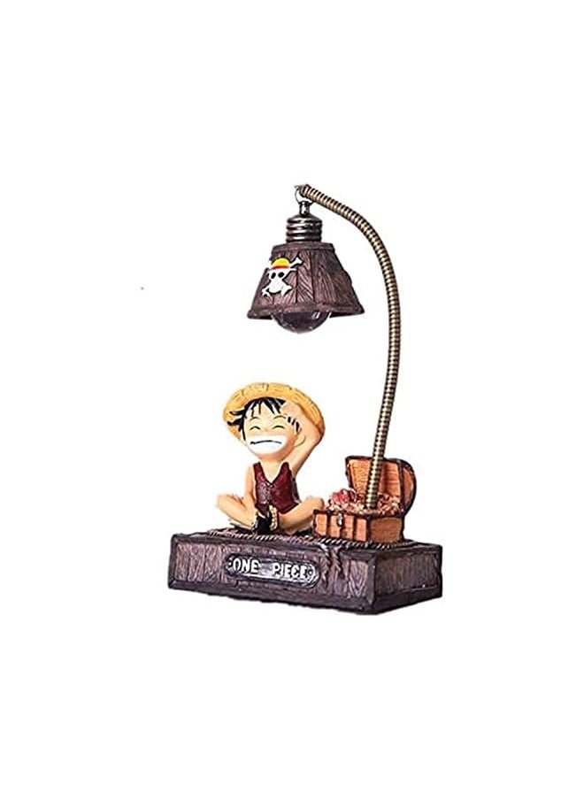 Anime one piece Luffy LED Night Light Table Lamp Figure Toys Home Deocr