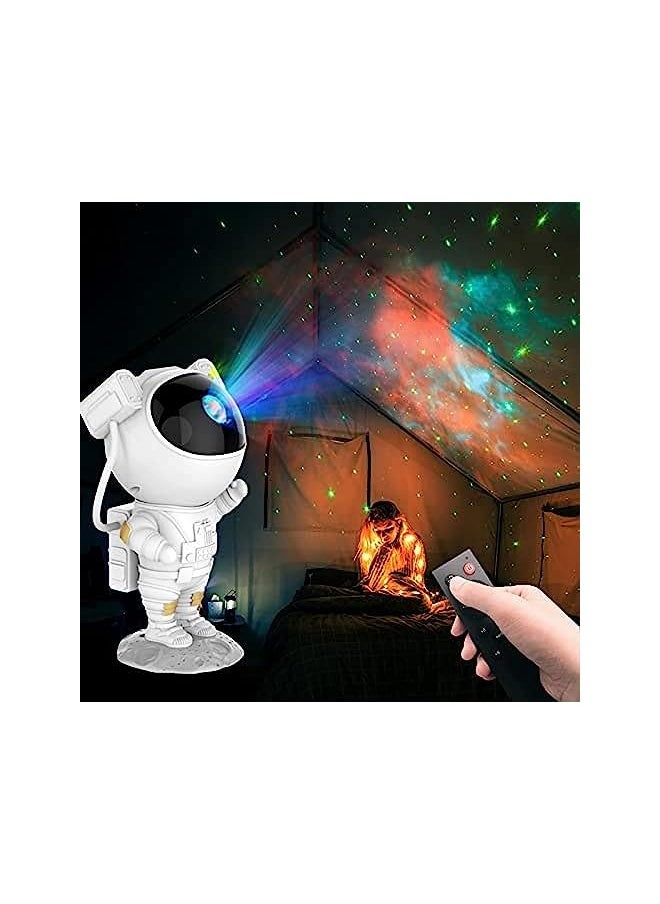 Kids Galaxy Star Led Projector Night Light with Timer Remote Control and 360°Adjustable Design Nebula Galaxy Projector for Children Adults Baby Bedroom Car Party Decoration and Game Rooms (Astronaut)