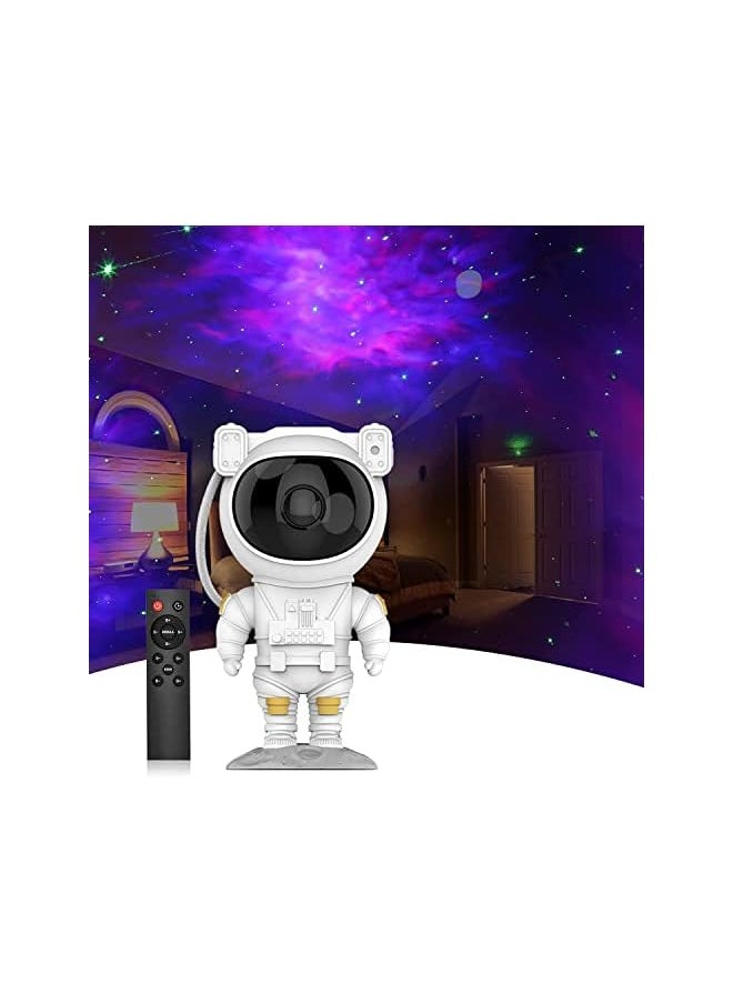 Kids Galaxy Star Led Projector Night Light with Timer Remote Control and 360°Adjustable Design Nebula Galaxy Projector for Children Adults Baby Bedroom Car Party Decoration and Game Rooms (Astronaut)