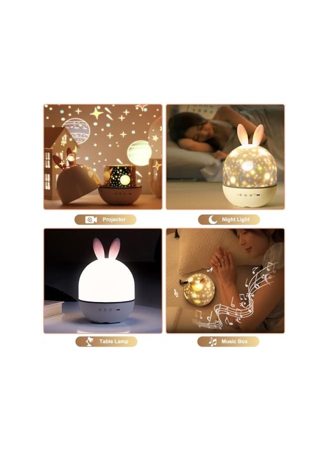 Star Projector Night Light for Kids, Kids Night Light Projector with Remote AUTO Timer Dimmable for Bedroom Decor Rechargeable Toddler Night Light for Boys Girls Baby Gift